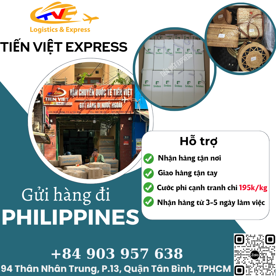 Gửi hàng đi Philippines - Tiến Việt Express